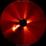 The STEREO Ahead COR2 instrument observed a CME on 11/10/2012.