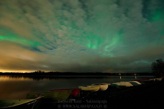 Aurora from October 15, 2013 shared by Thomas Kast.