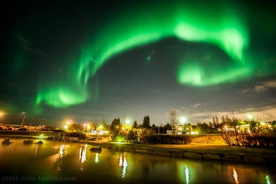 Aurora over Iceland, October 16, 2013 by Pétur Gunn Photography