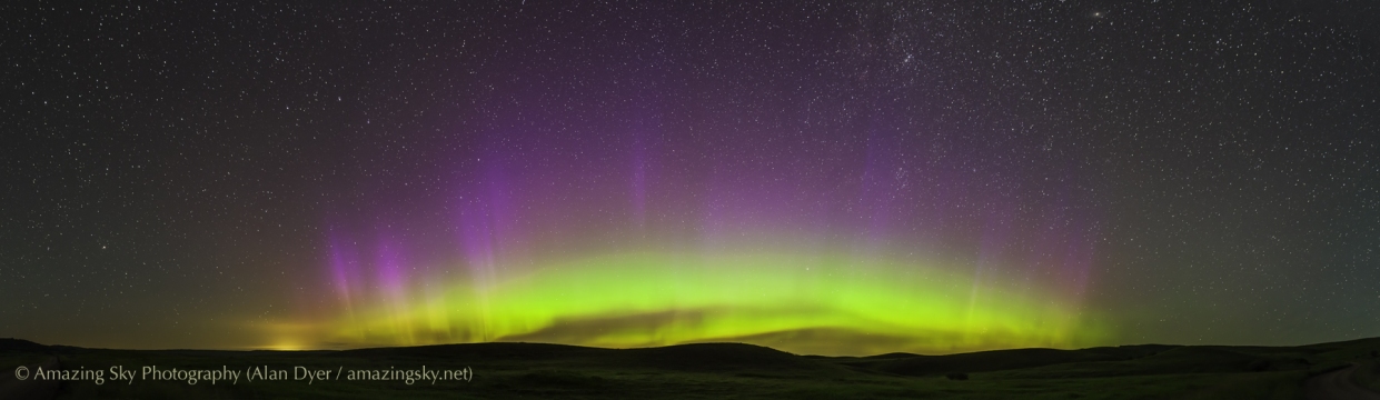 Aurora Panorama #4 from Reesor Ranch (July 13, 2013)