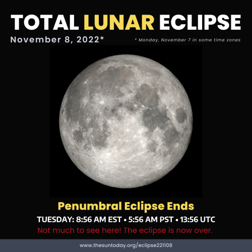 Penumbral Eclipse Ends