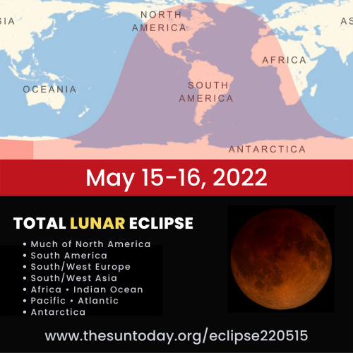 Total Lunar Eclipse — May 15-16, 2022