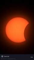 Totality in Frederickburg, TX - Photo by Joe Golebieski