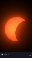 Totality in Frederickburg, TX - Photo by Joe Golebieski