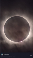 Totality in Frederickburg, TX - Photo by Joe Golebieski