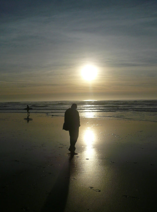 Sunset at Ocean Beach, San Francisco, CA