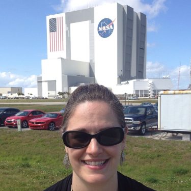 Linda Schenk, aka Virtuallinda at Kennedy Space Center