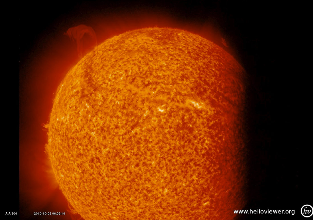 A Solar Eruption as the Earth Blocks SDO’s View of the Sun