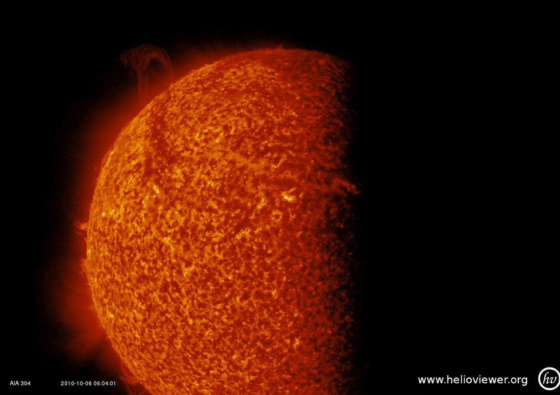 A Solar Eruption as the Earth Blocks SDO’s View of the Sun