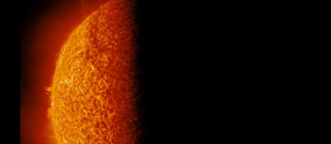 A Solar Eruption as the Earth Blocks SDO’s View of the Sun