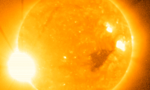 example of a solar flare
