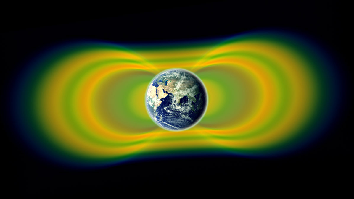 NASA spacecraft discover a third radiation belt surrounding Earth.