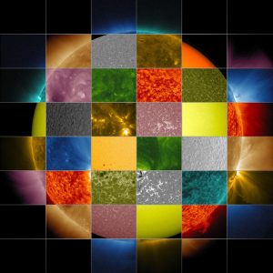 This collage of solar images from NASA's Solar Dynamics Observatory (SDO) shows how observations of the sun in different wavelengths helps highlight different aspects of the sun's surface and atmosphere. Credits: NASA/SDO/Goddard Space Flight Center