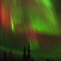 This aurora, photographed in Finland, was a beautiful side effect of a geomagnetic storm in February 2012.