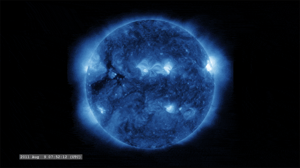 Solar flare (August 2011) - Credit: NASA/SDO