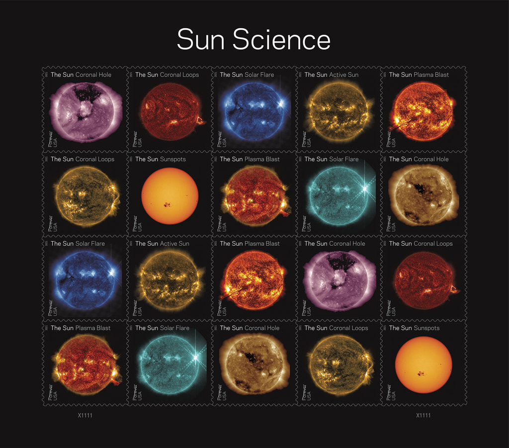 USPS Stamps Featuring NASA's Solar Dynamic Observatory
