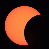 An annular solar eclipse on May 20, 2012. Credits: Dale Cruikshank