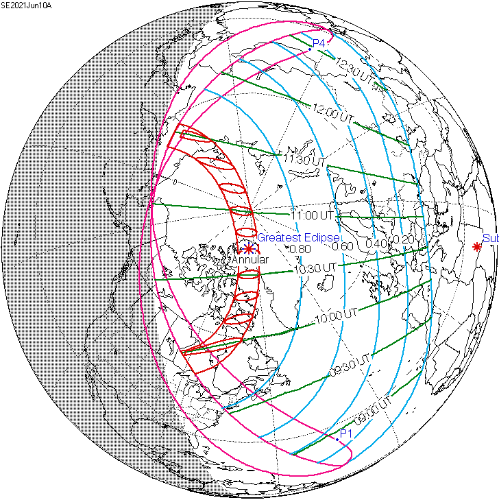 Annular Solar Eclipse – June 10, 2021