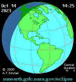 Annular solar eclipse of October 14, 2023