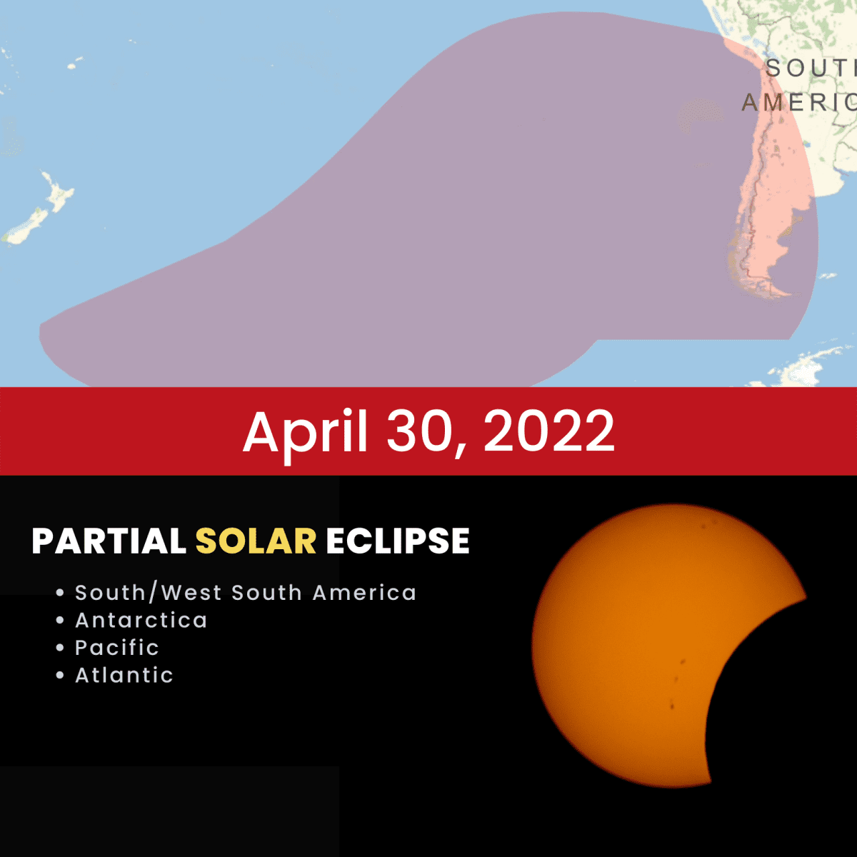 Partial Solar Eclipse — April 30, 2022