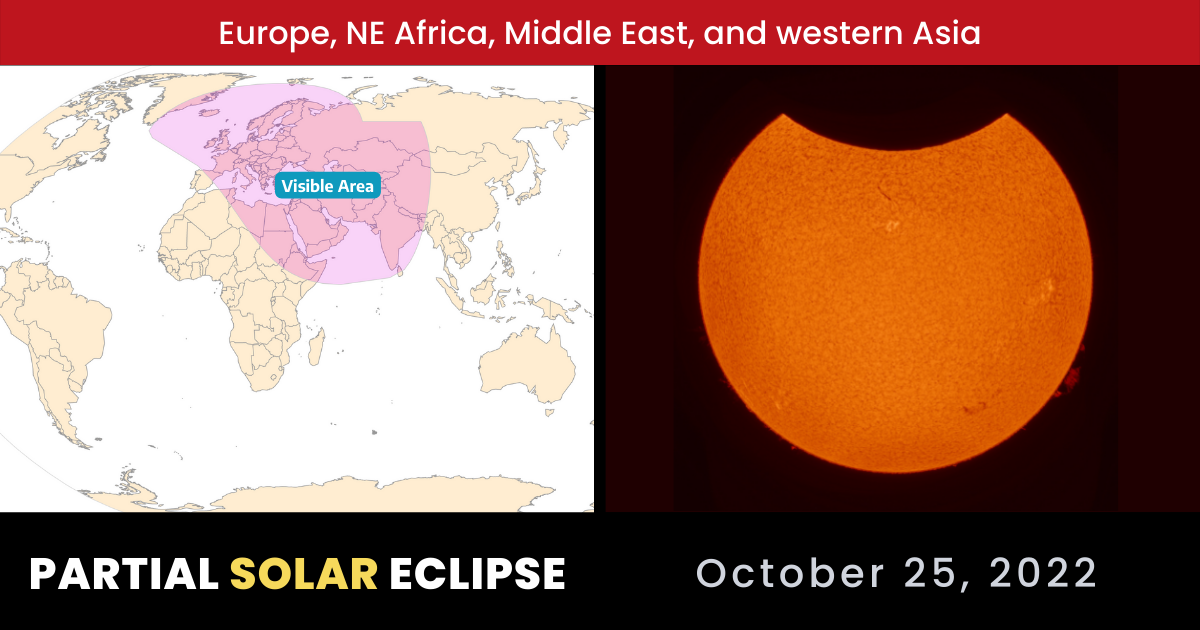 Partial Solar Eclipse — October 25, 2022