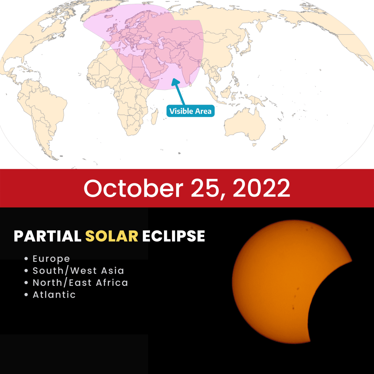 Partial Solar Eclipse — October 25, 2022