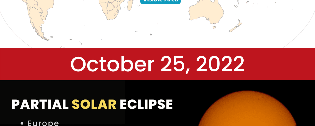 Partial Solar Eclipse — October 25, 2022