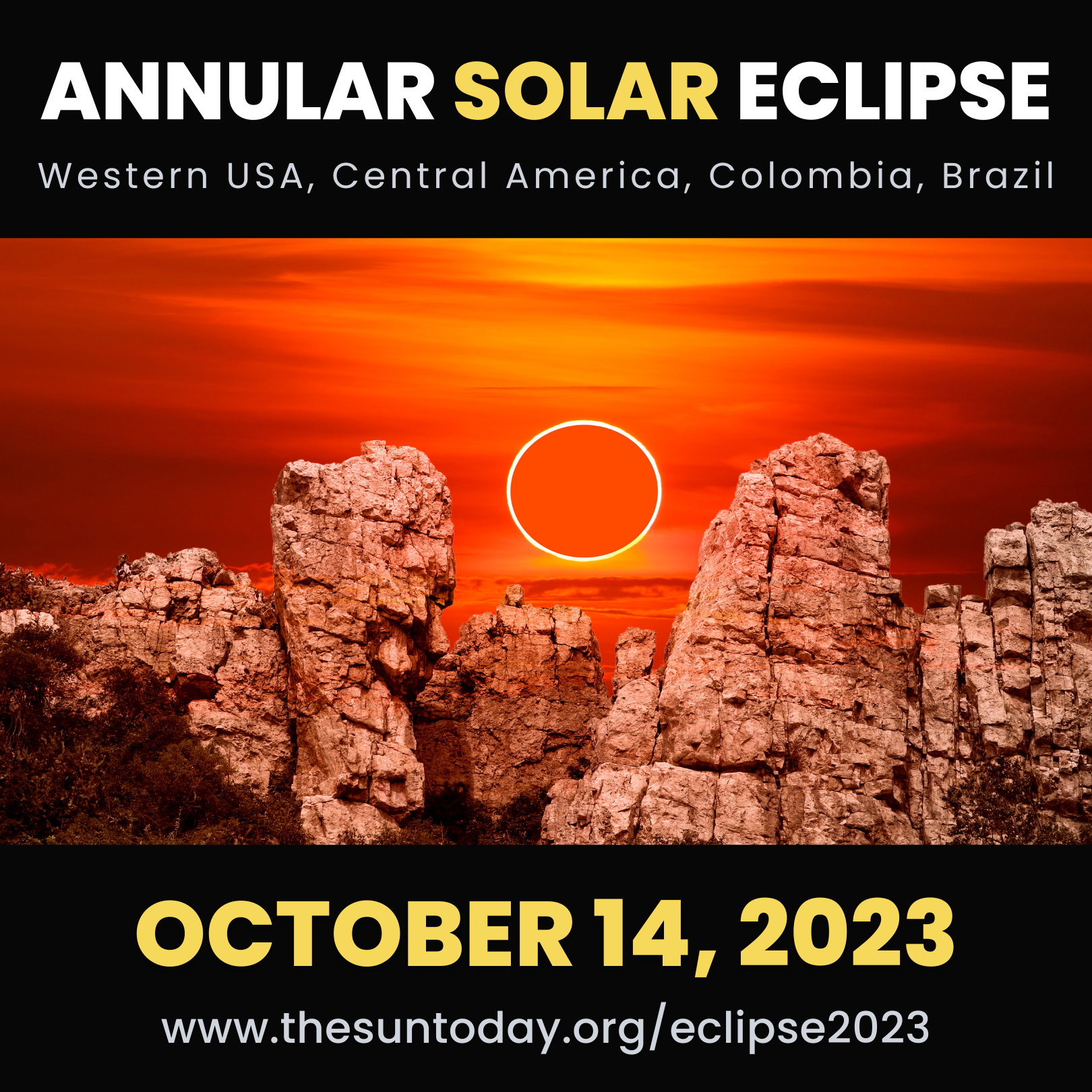 Annular Solar Eclipse - October 14, 2023