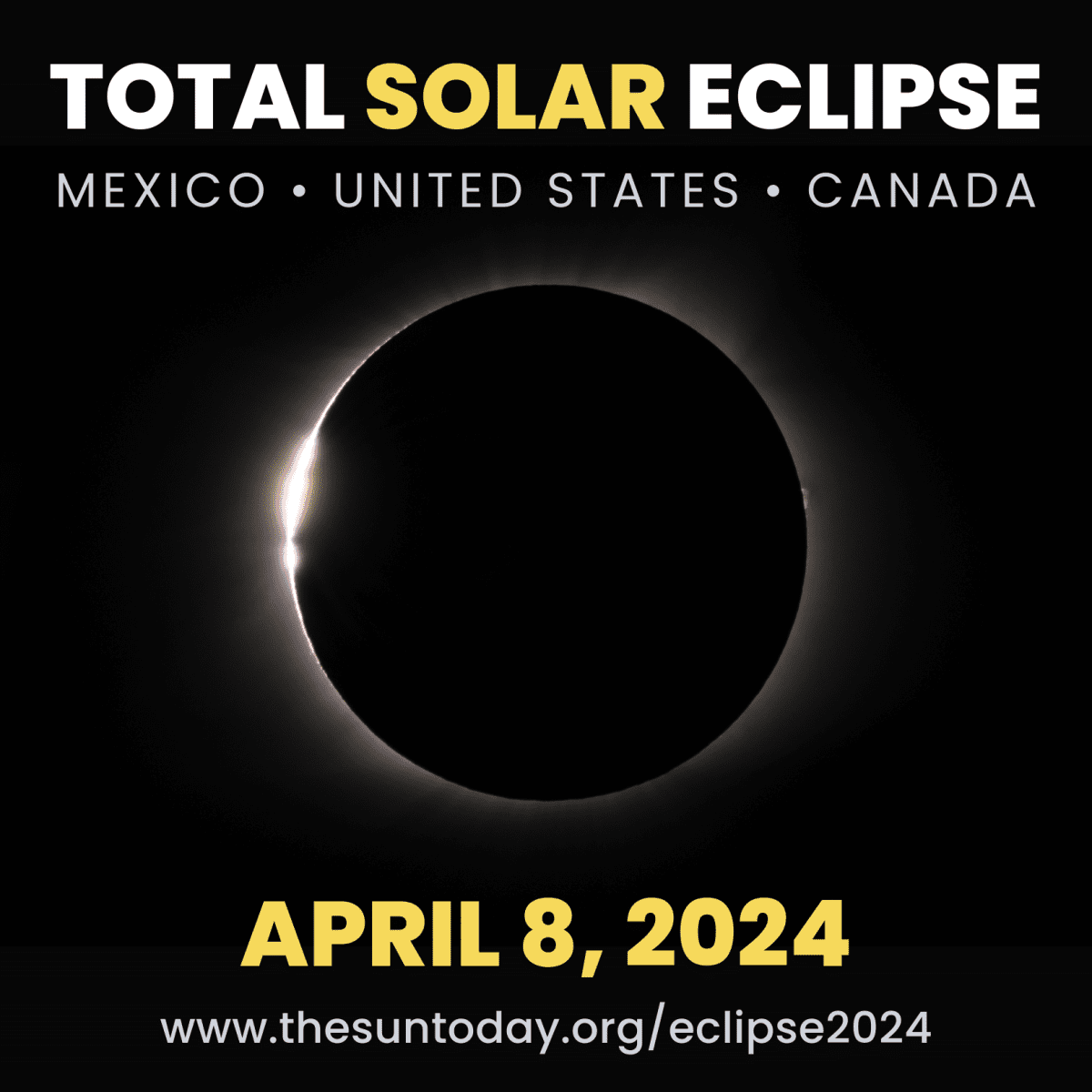 Total Solar Eclipse - April 8, 2024