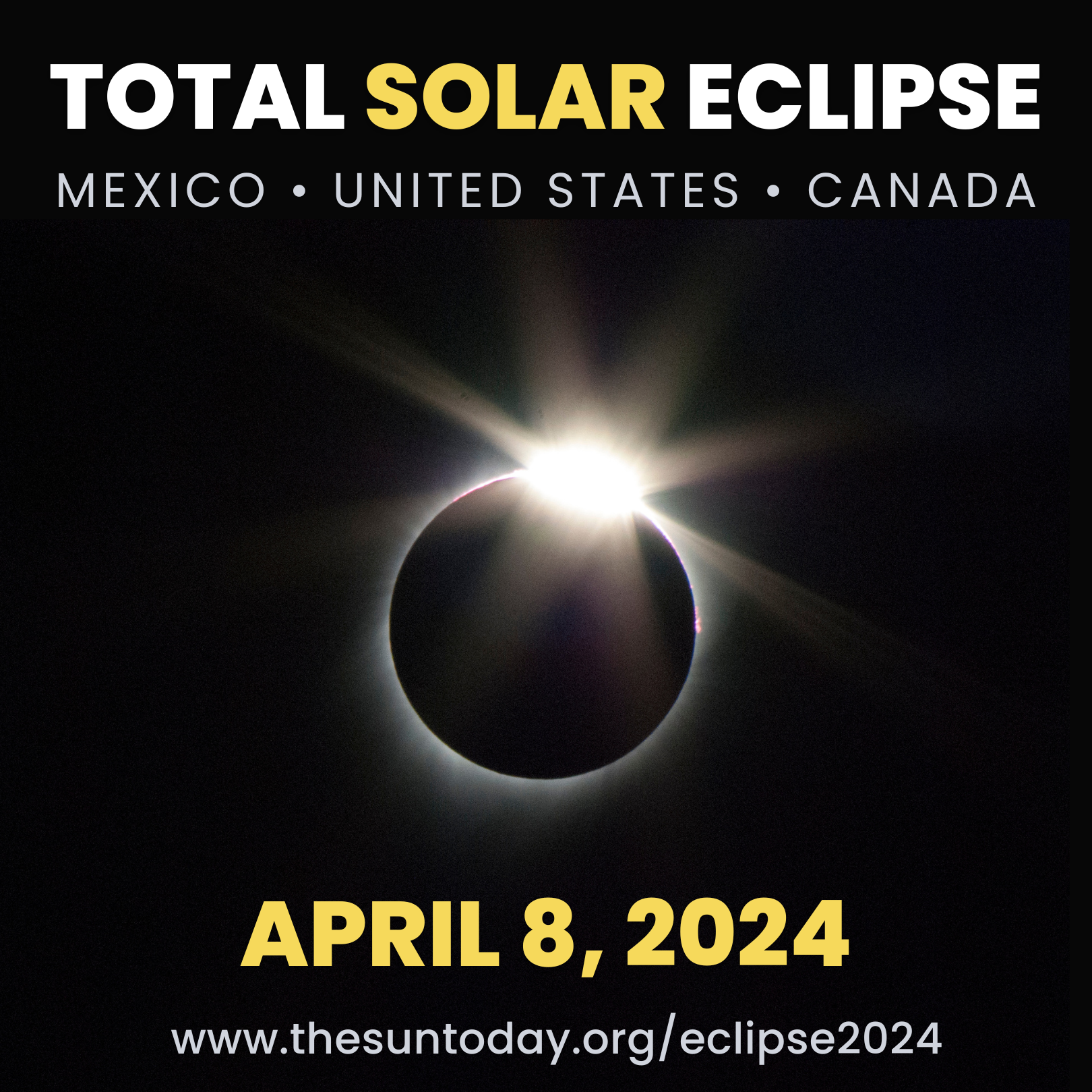 Total Solar Eclipse - April 8, 2024
