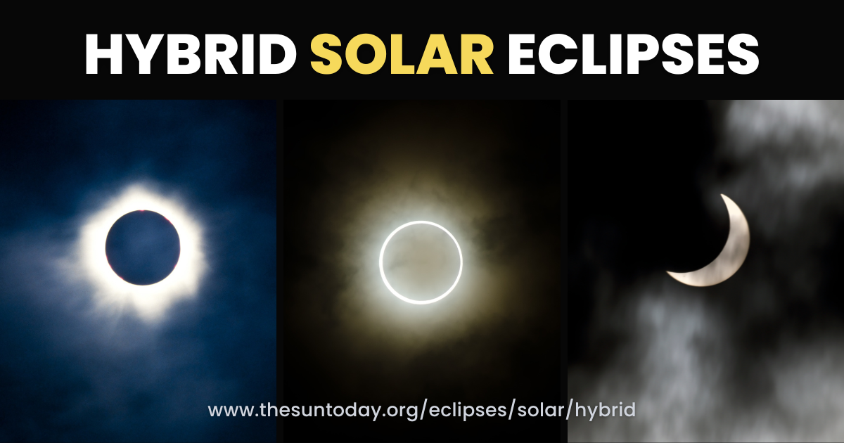 Hybrid Solar Eclipses The Sun Today with Dr. C. Alex Young