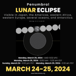 Penumbral Lunar Eclipse — March 24-25, 2024